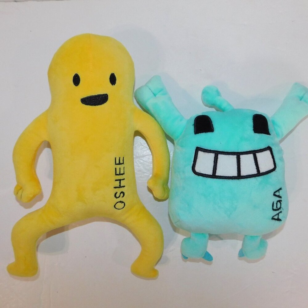 OSHEEAGA OSHEAGA Music Festival OSHEE and AGA Plush stuffed Mascot Set Toy RARE